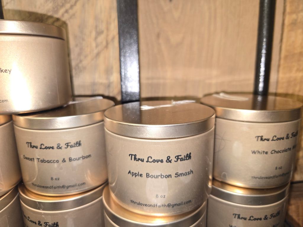 Warm Amber | Hand-Poured Para/Soy Blend Candle | Clean Burn | Long Lasting