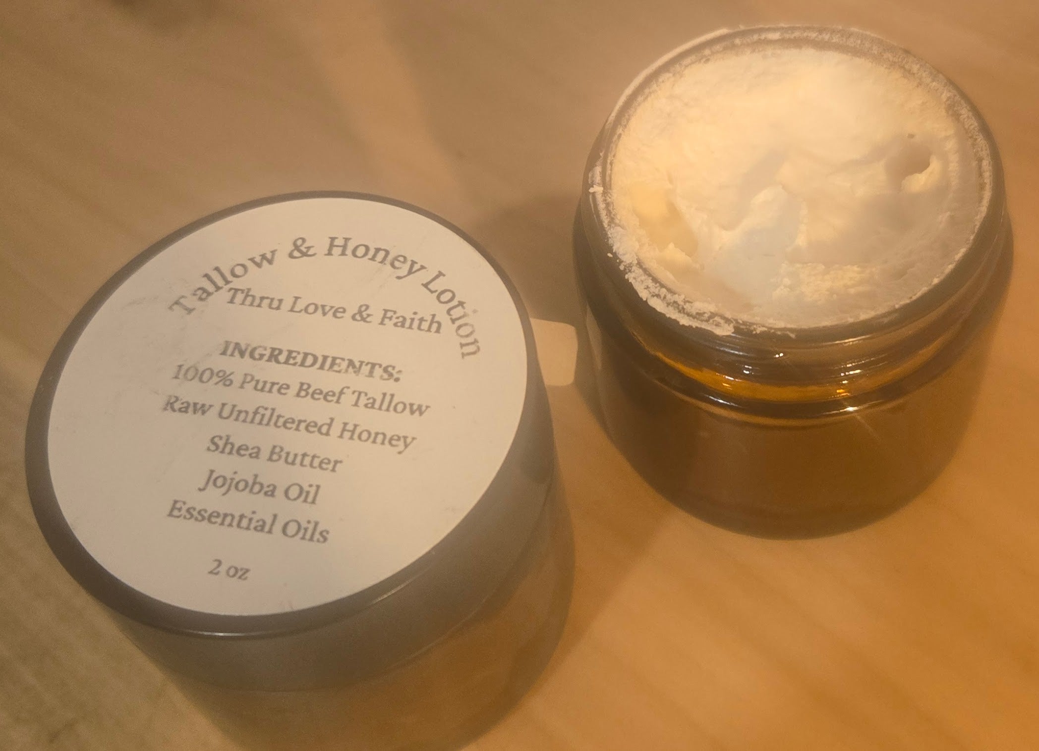 Tallow & Honey Lotion – Deeply Nourishing Skin Care