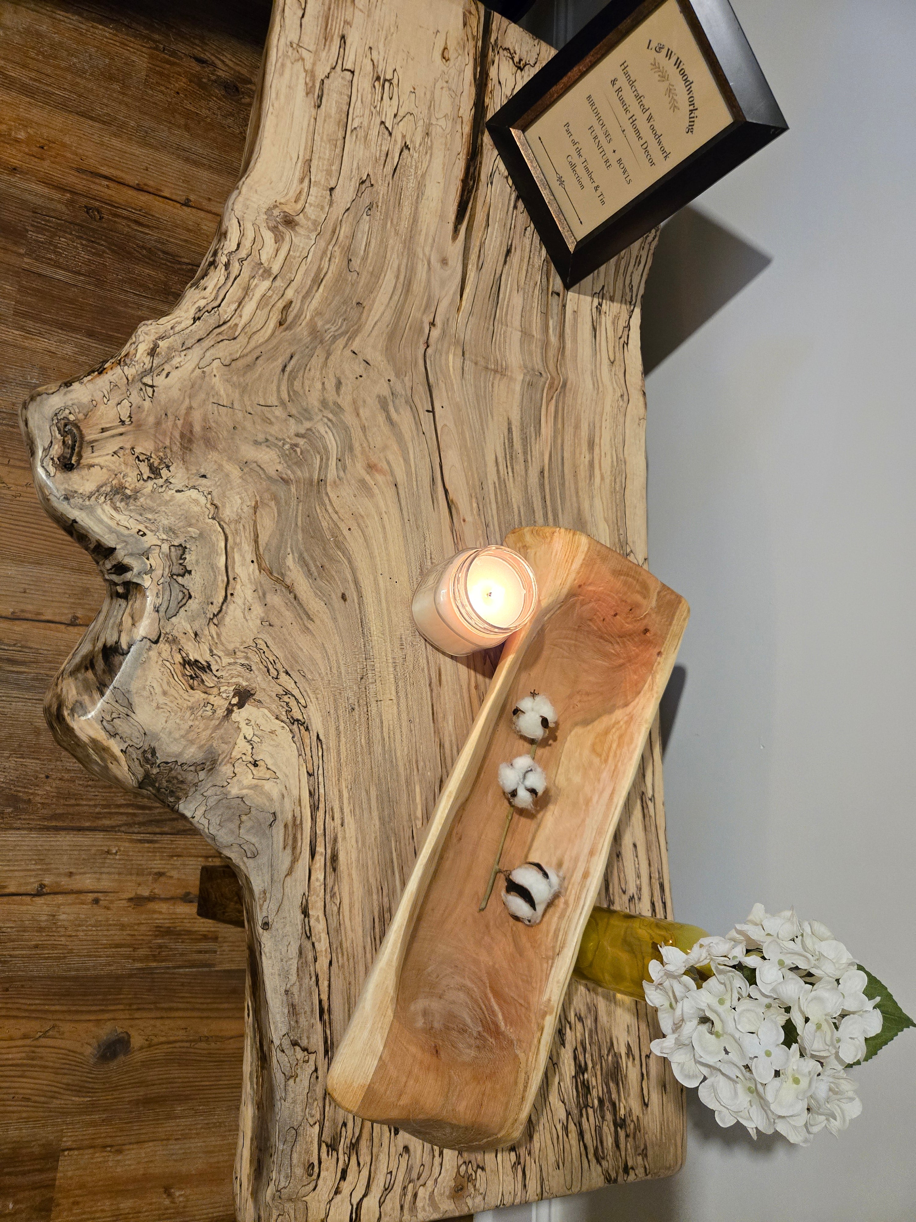 L & W Woodworking - Handcrafted Live Edge Coffee Table