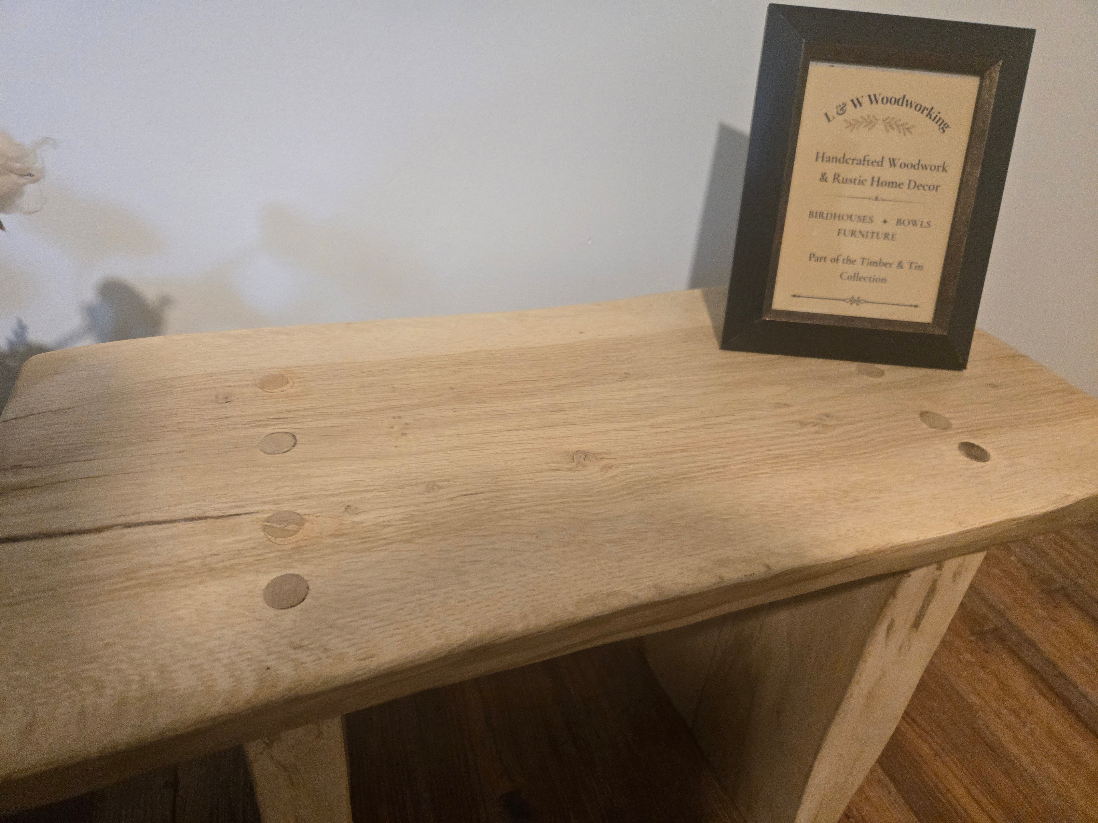 Handcrafted Rustic Bench / Table