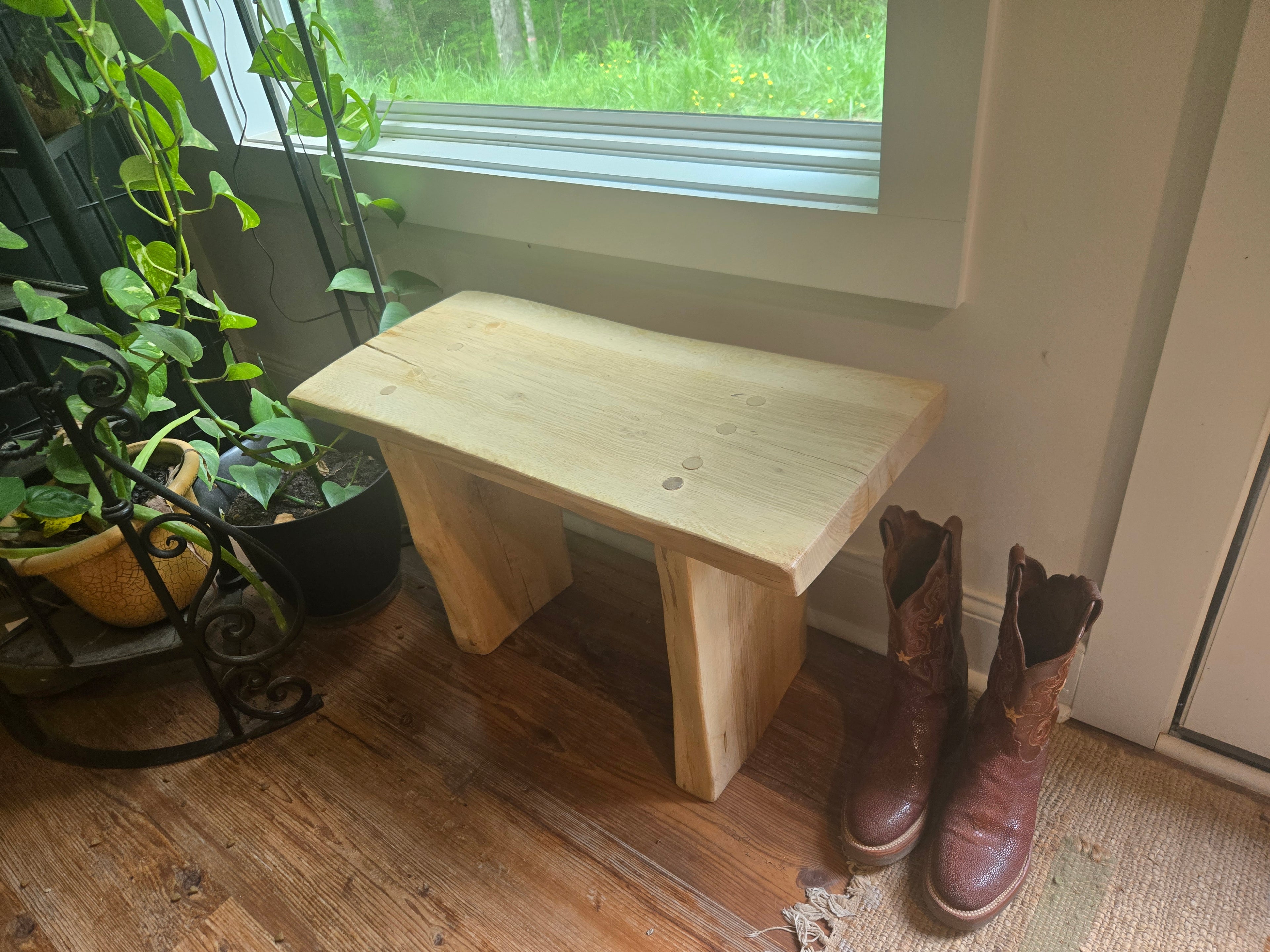 Handcrafted Rustic Bench / Table