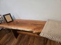Live Edge Rustic Bench / Console