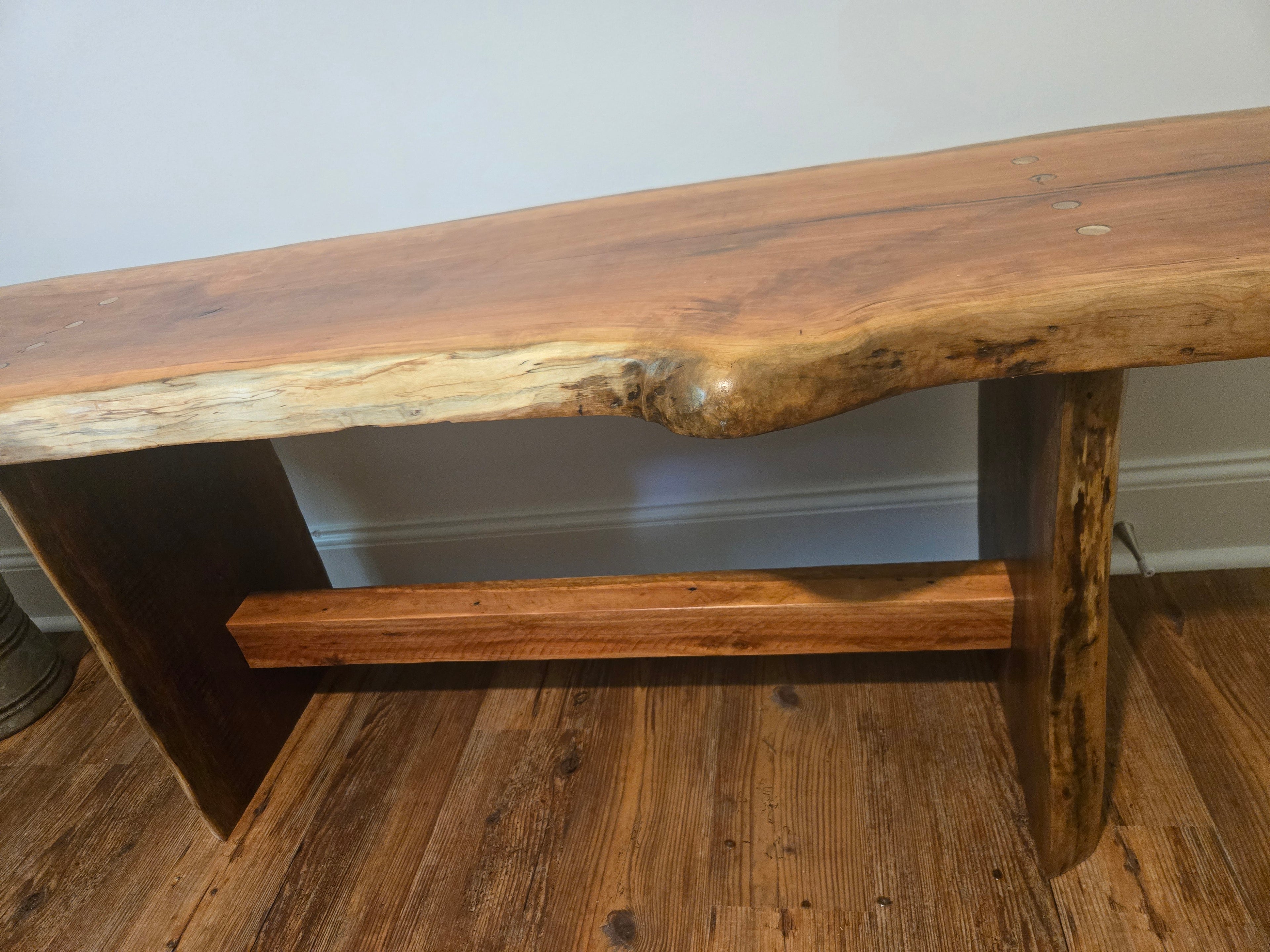 Live Edge Rustic Bench / Console