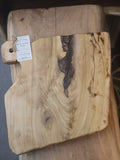 Handcrafted Coffee-Stained Serving Board