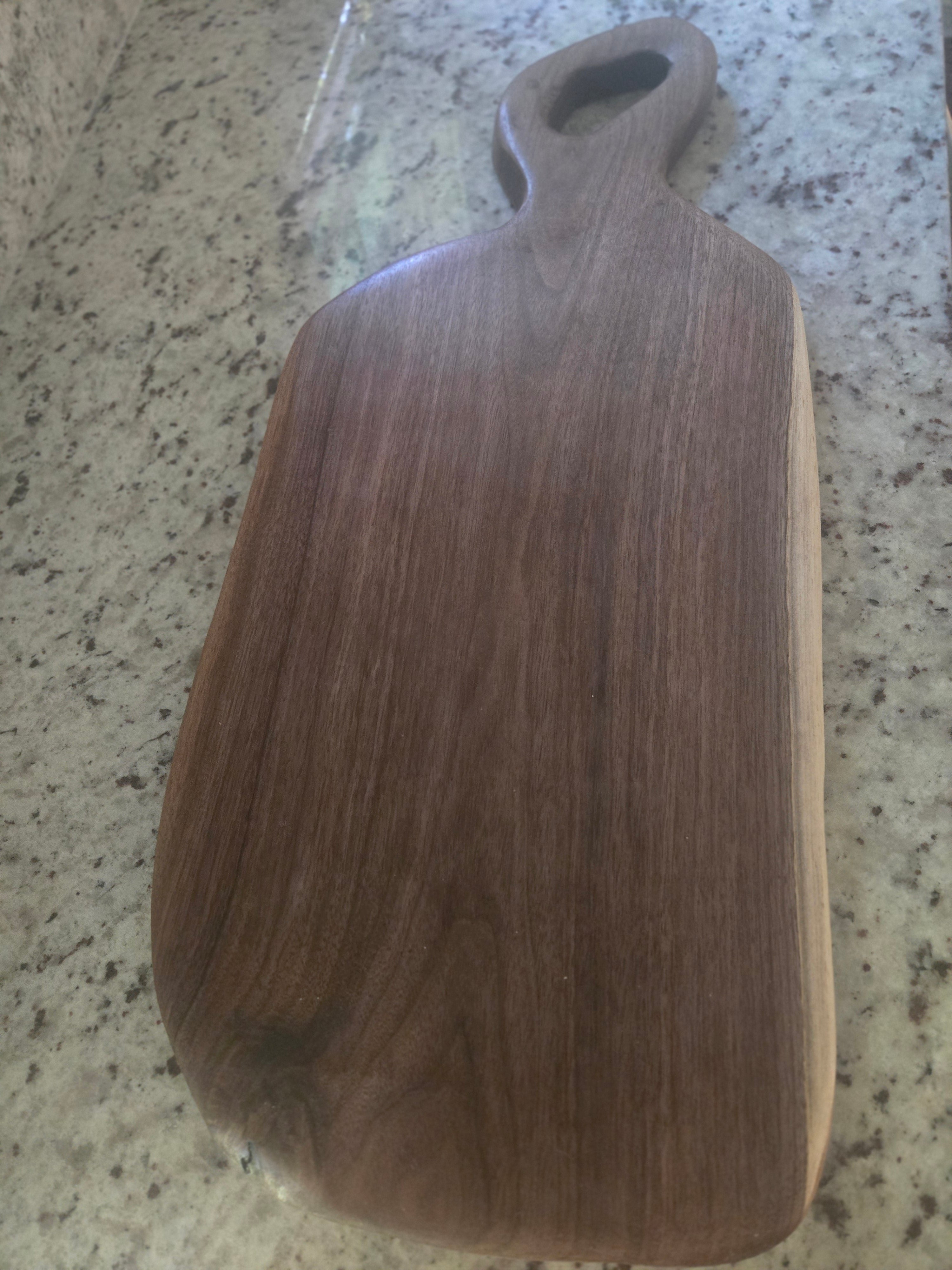 Large Handcrafted Black Walnut Charcuterie & Serving Board