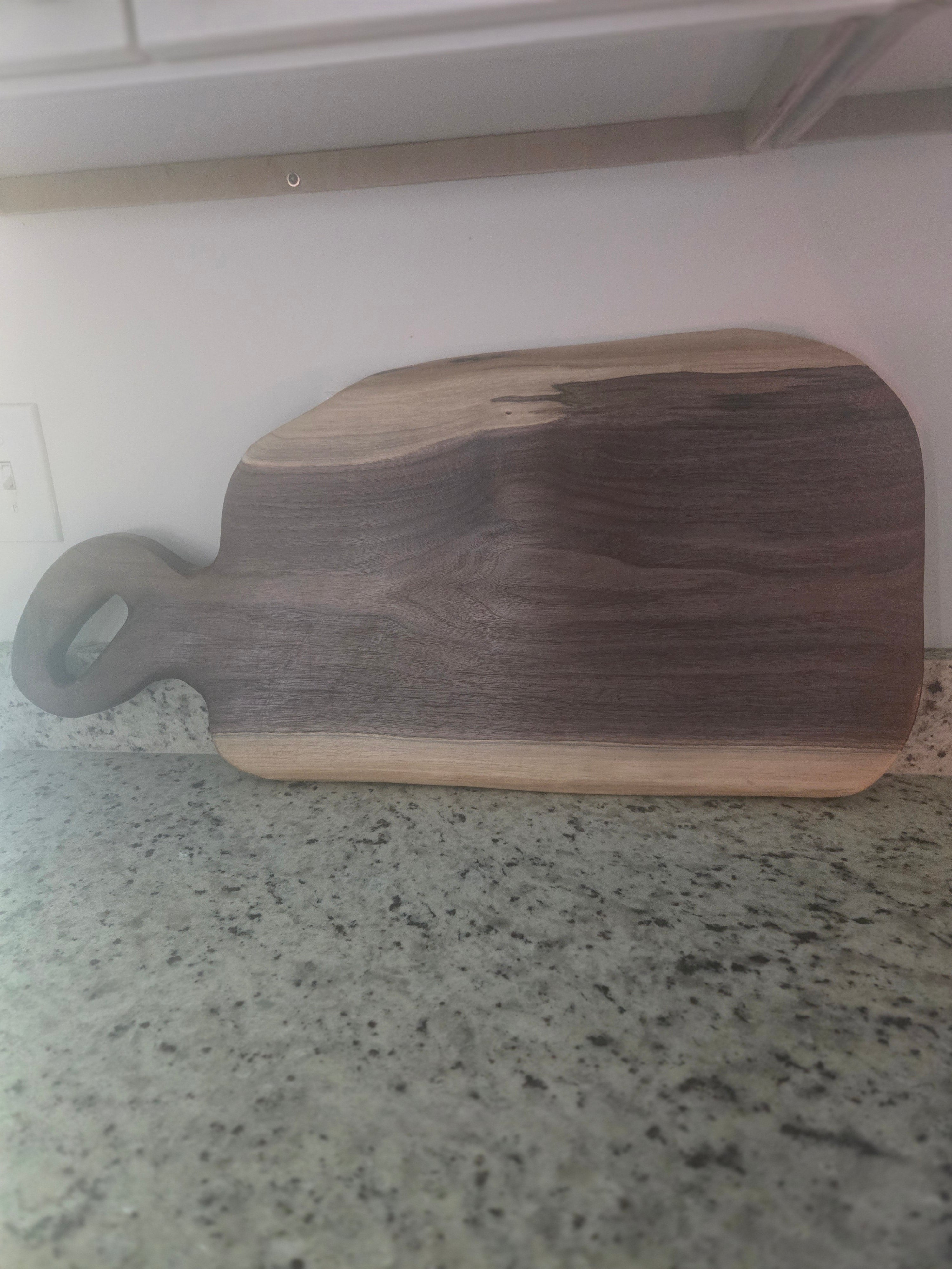 Large Handcrafted Black Walnut Charcuterie & Serving Board