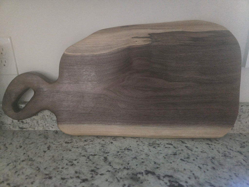 Large Handcrafted Black Walnut Charcuterie & Serving Board