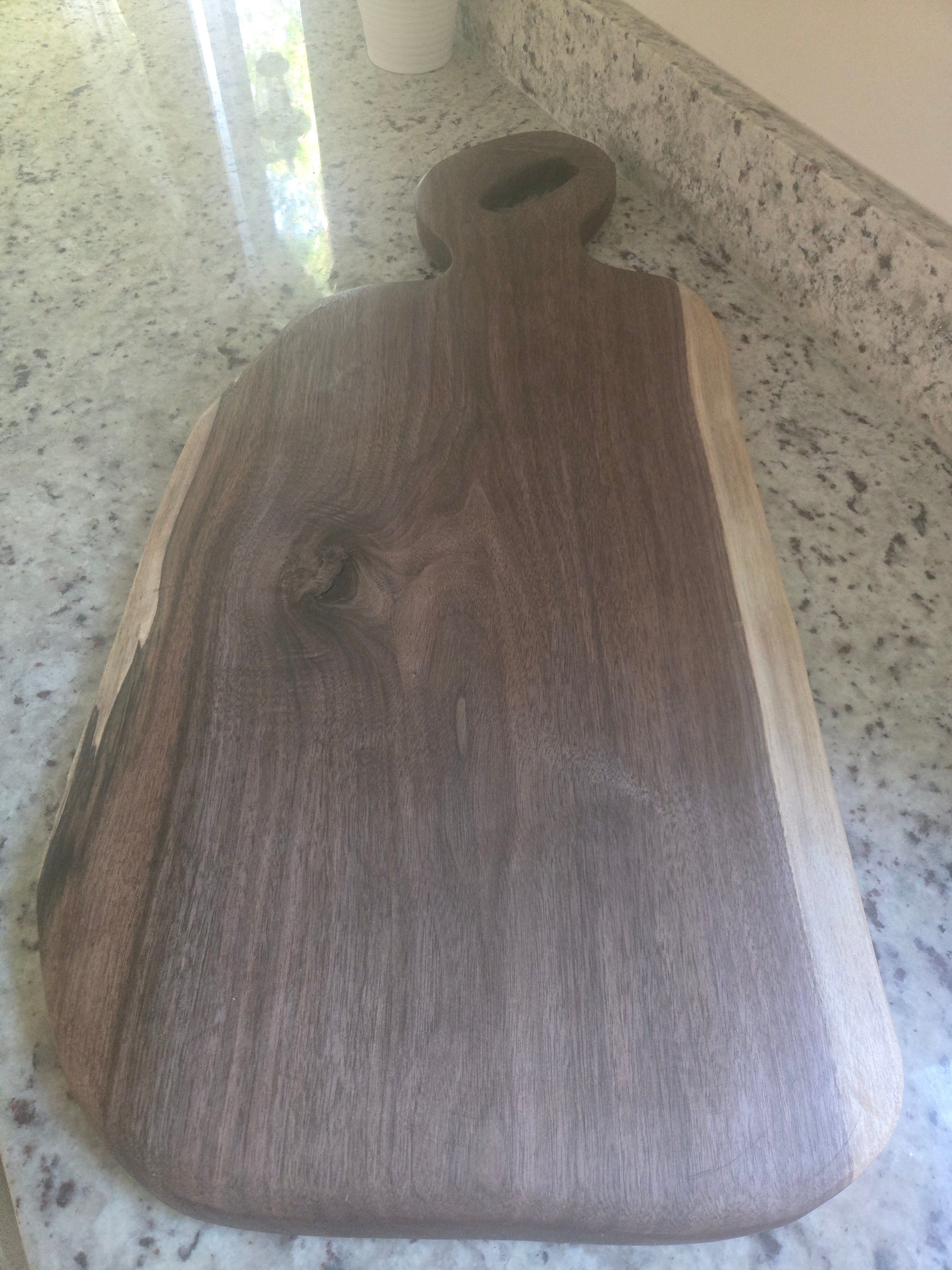 Large Handcrafted Black Walnut Charcuterie & Serving Board