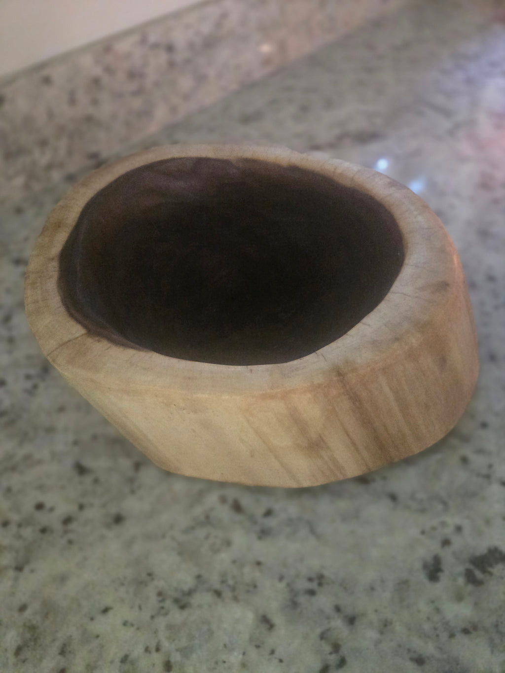 Handcrafted Black Walnut Bowl with Food-Safe Finish