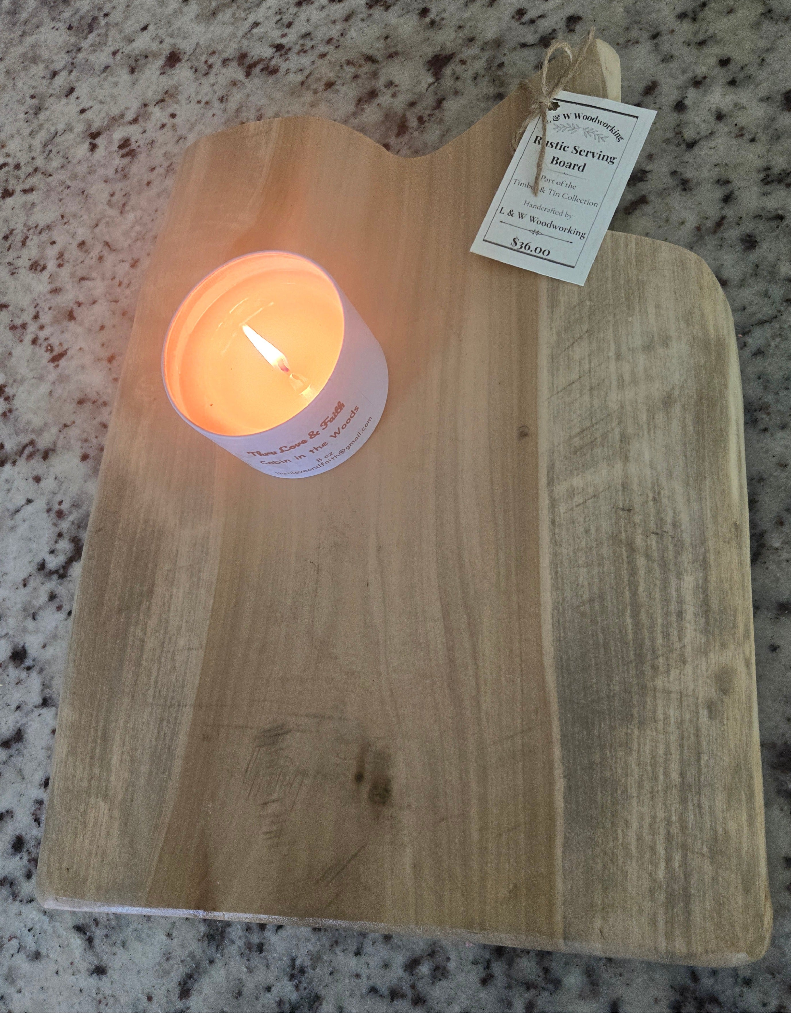 Rustic Artisan Wood Tray Bundle