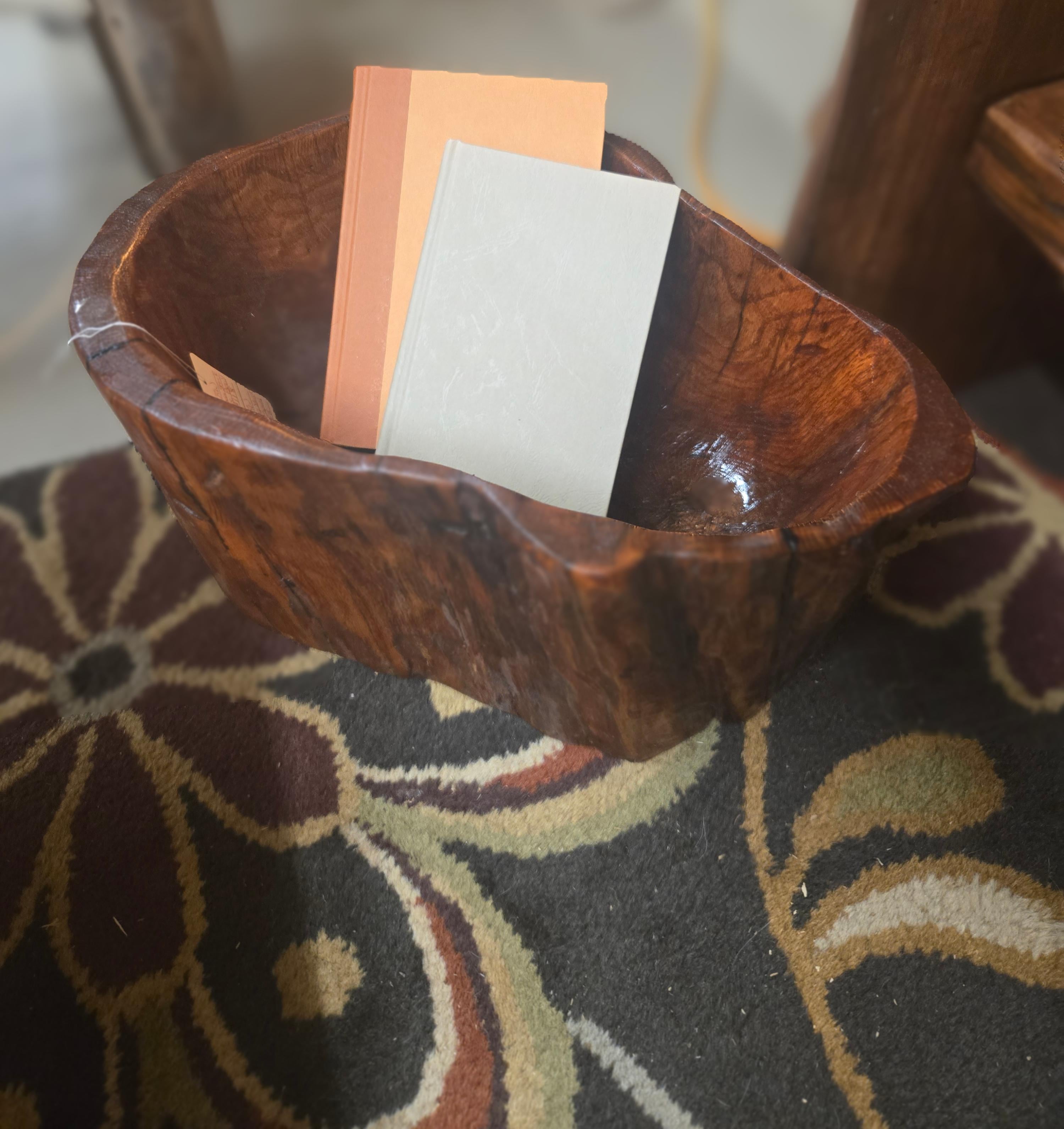 Rustic Wood Bowl